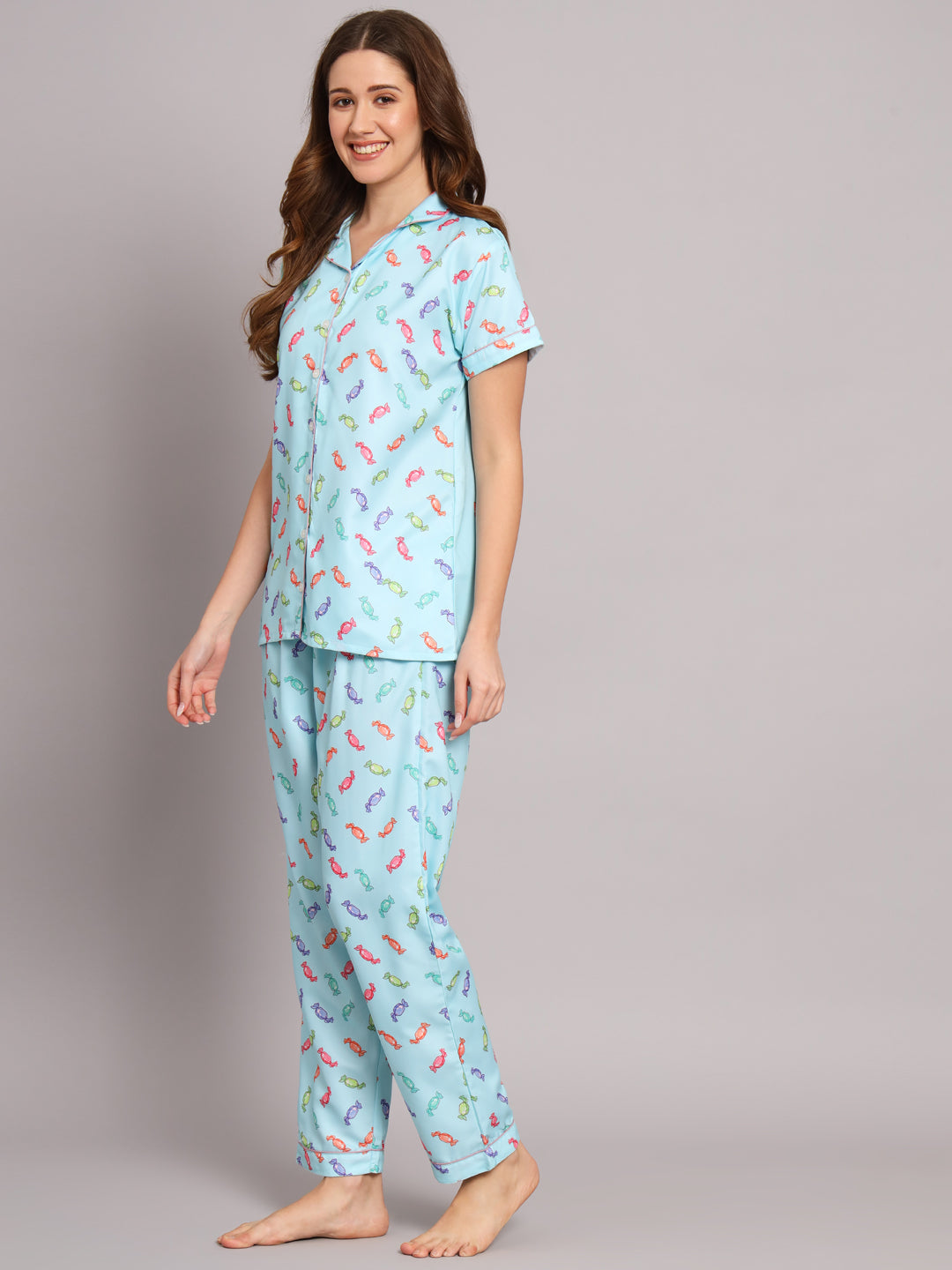 Swag Girl Back Printed PJ Set