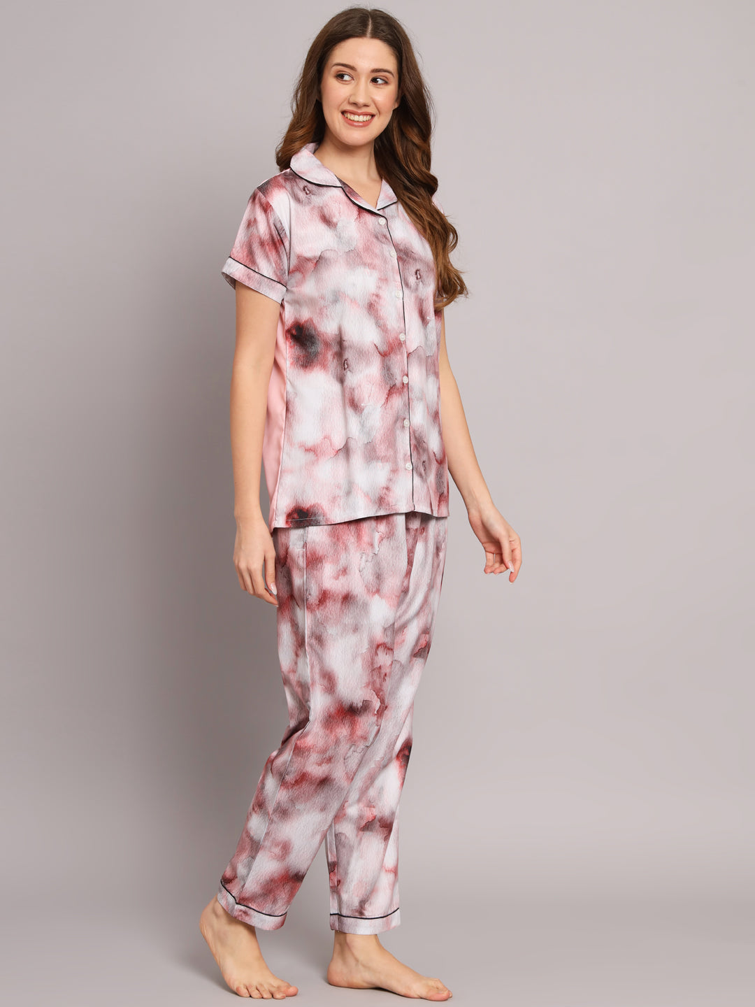 Tea Is Love Back Printed PJ Set