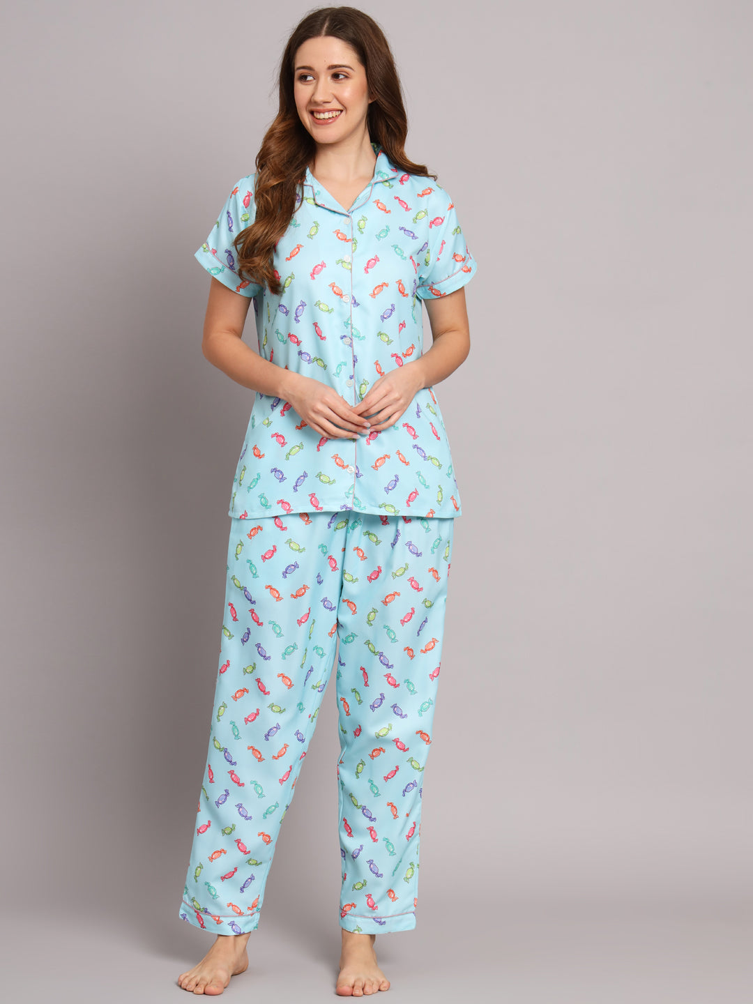 Swag Girl Back Printed PJ Set
