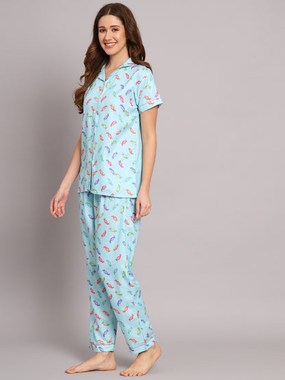 Swag Girl Back Printed PJ Set