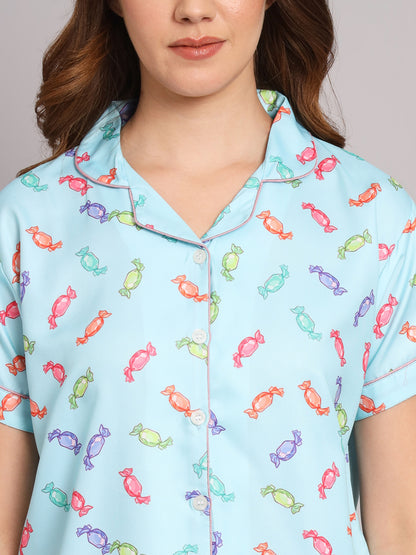 Swag Girl Back Printed PJ Set