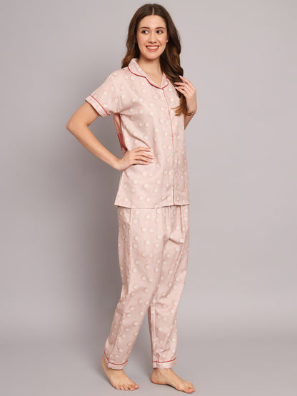 Girly Back Printed PJ Set