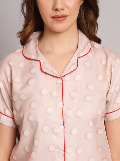 Girly Back Printed PJ Set