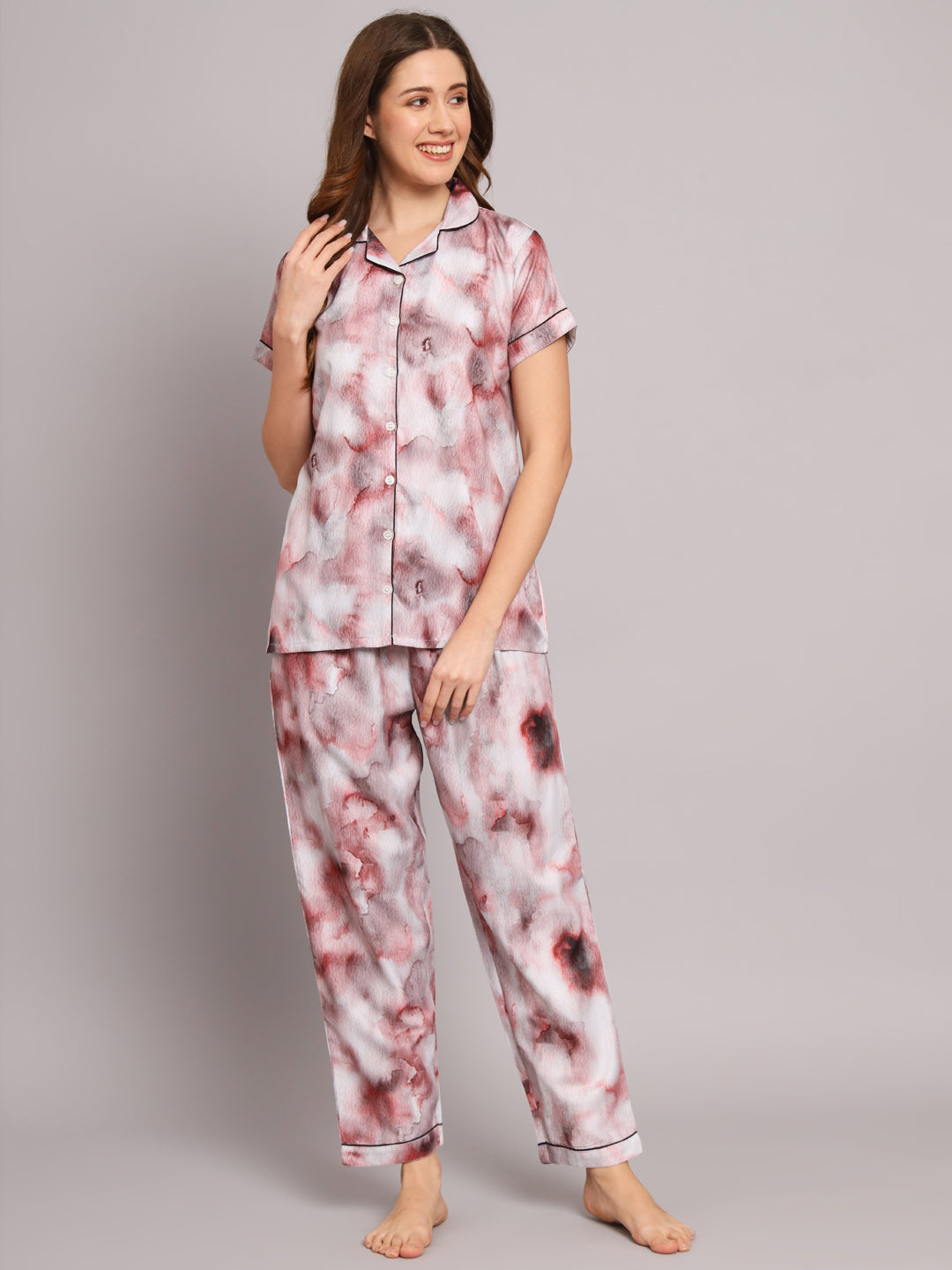 Tea Is Love Back Printed PJ Set
