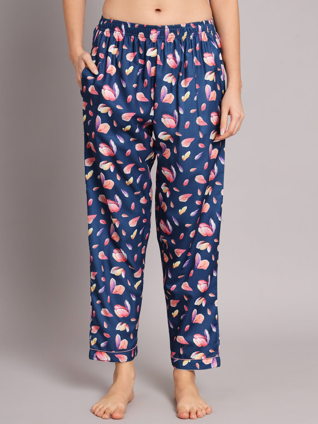 Floral Girl Back Printed PJ Set