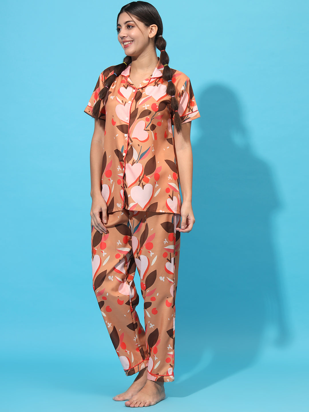 Gulab Gang Back Printed PJ Set