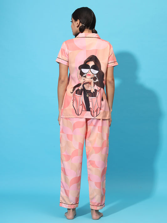 Boss lady 2.0 Back Printed PJ Set
